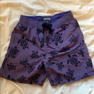 Vilebrequin Purple Turtle Print Swim Shorts